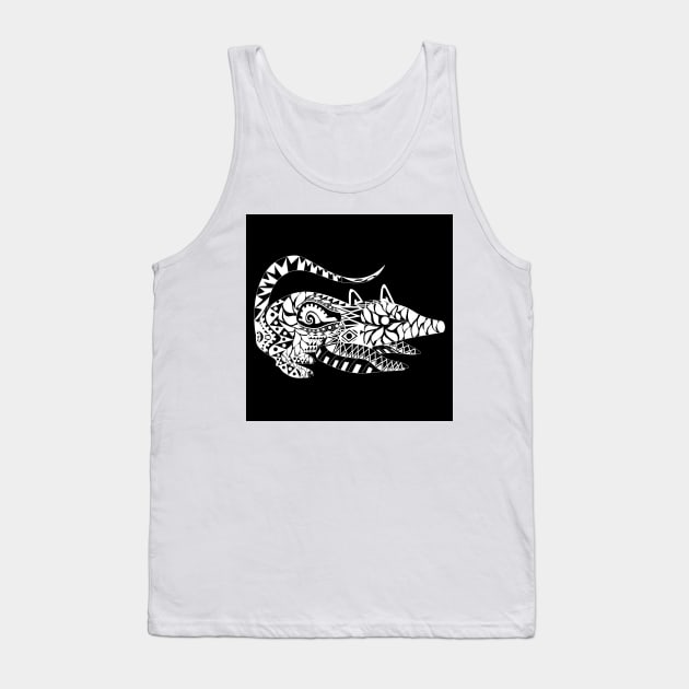 don tlacuache mariachi pattern possum ecopop Tank Top by jorge_lebeau